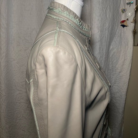 Ébène by P. Assuline Lamb Skin Leather Jacket - Picture 8 of 15